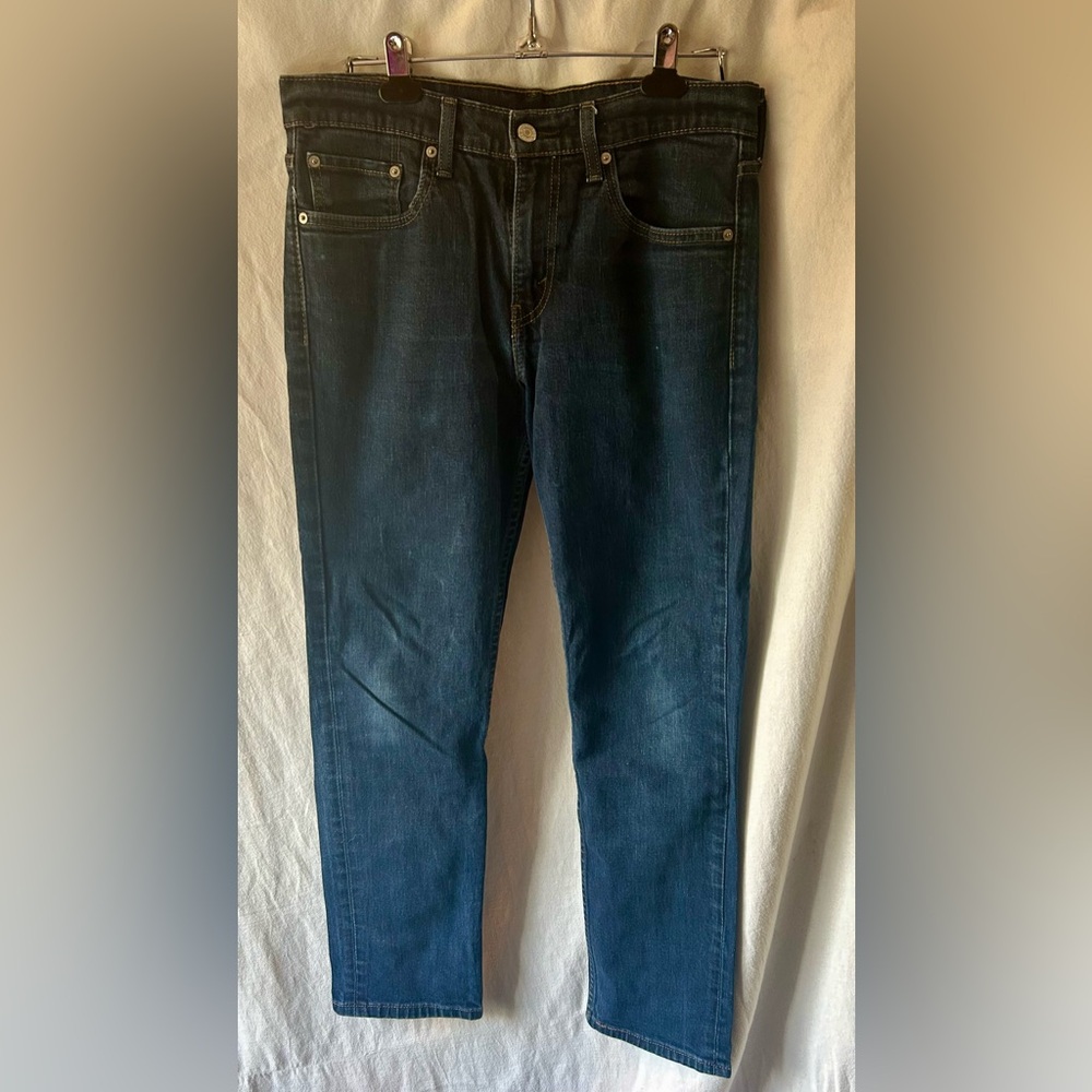 Levis W32 L30 Blue Denim Jeans Straight Leg